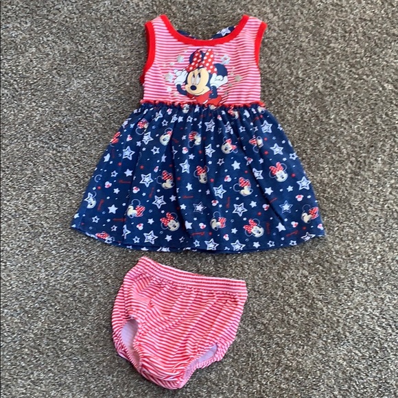 Disney Other - Disney’s Minnie Mouse Patriotic Summer Dress